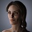 Modelo 3D del personaje Alexa Chung de baja poli