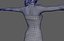 Modelo 3D del personaje Alexa Chung de baja poli