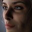 Modelo 3D del personaje Alexa Chung de baja poli