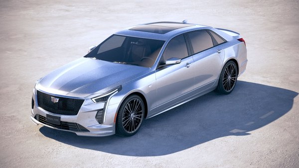 Cadillac CT6 V Sport 2019 3D Modell TurboSquid 1285951