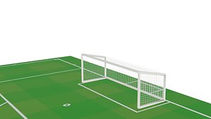 soccer goal 3D model