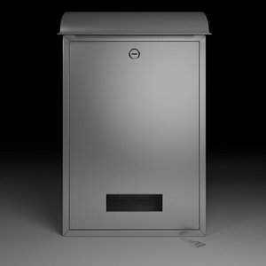 mail box 3d obj