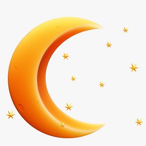Stylized Moon model