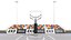 Basketball 3x3 court 01 3D model