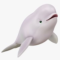 Cartoon Beluga Whale
