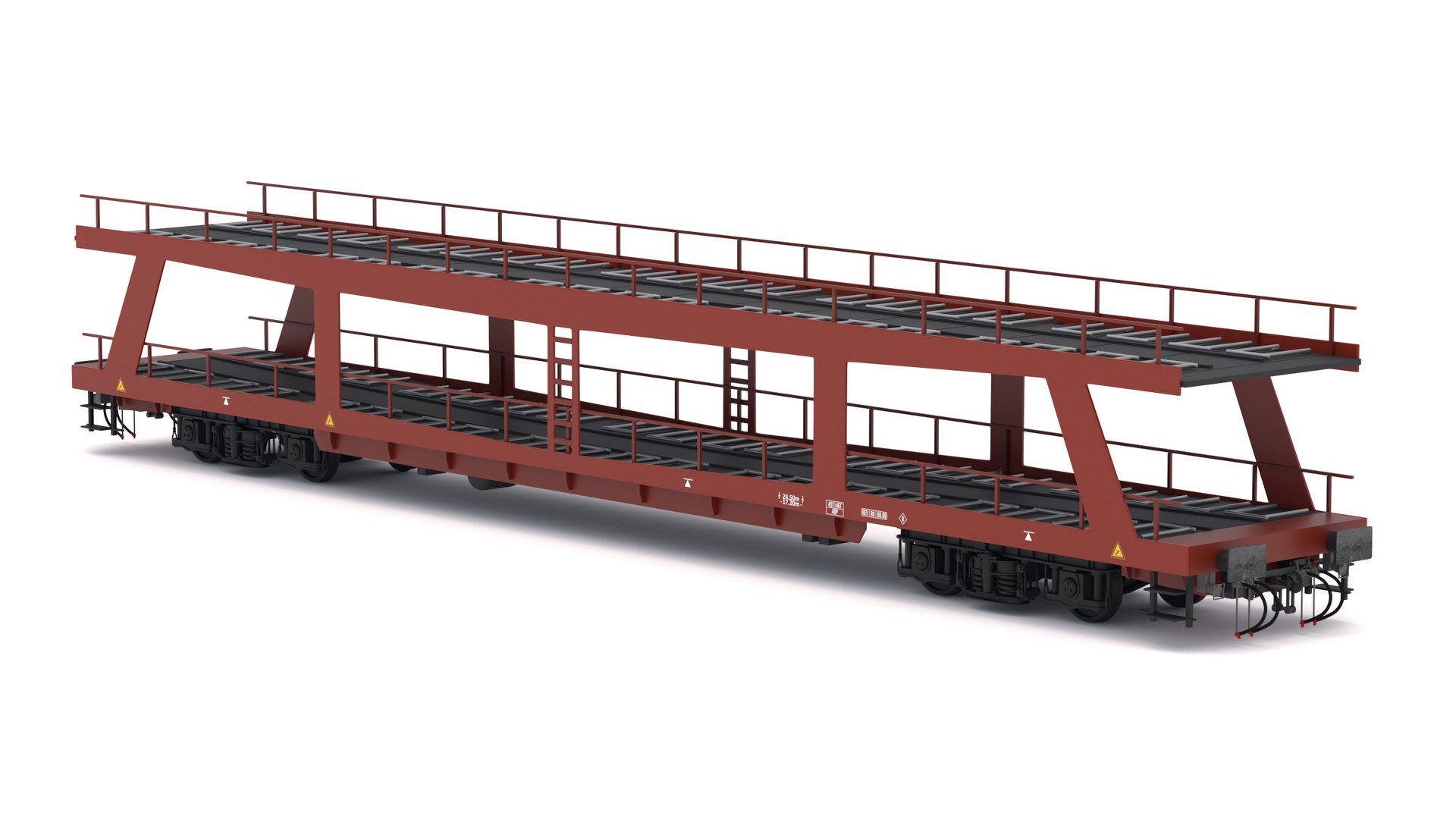 3D Model Autorack Car Transporter - TurboSquid 2319429