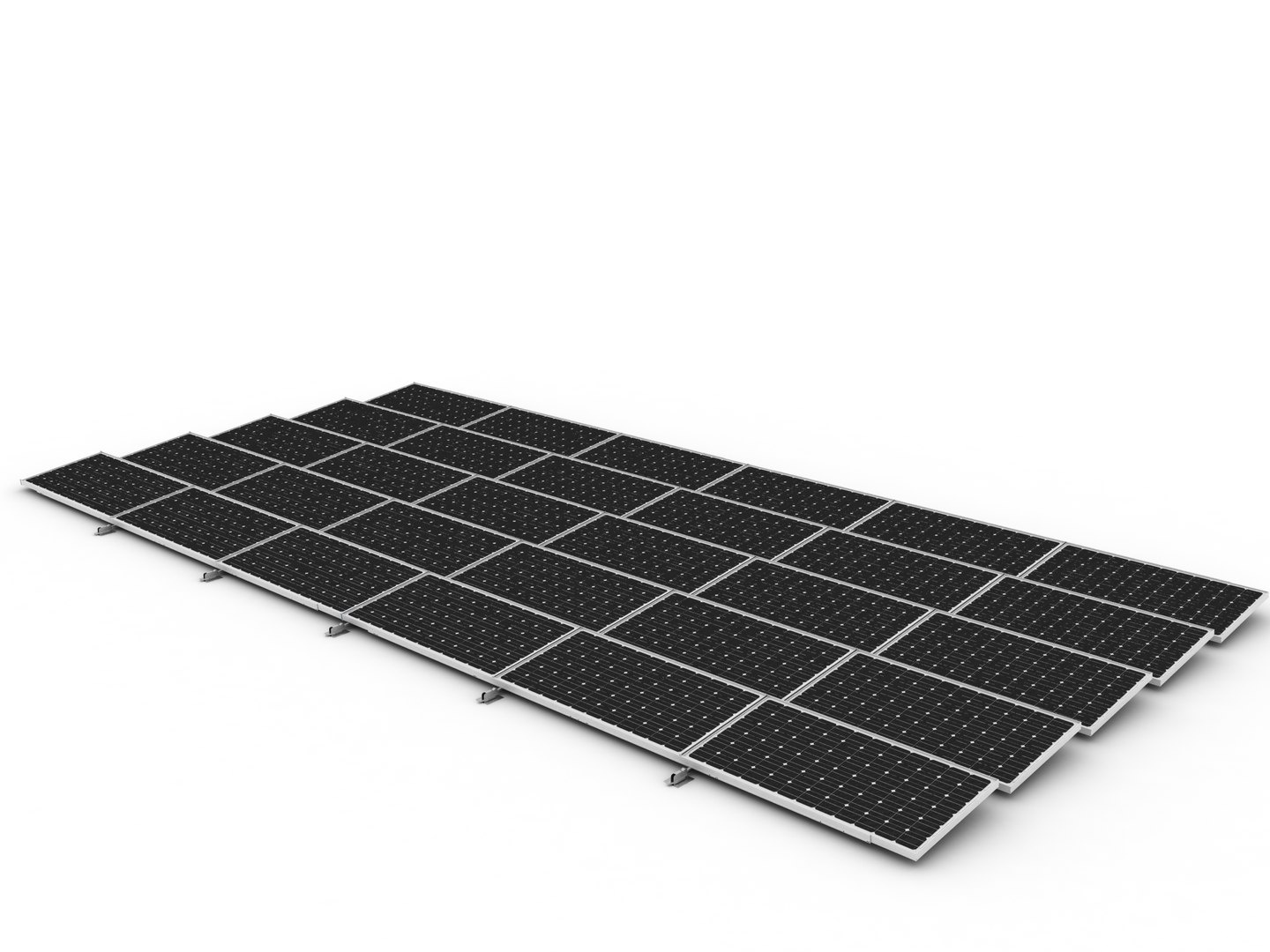 3d Model Of Solar Cell