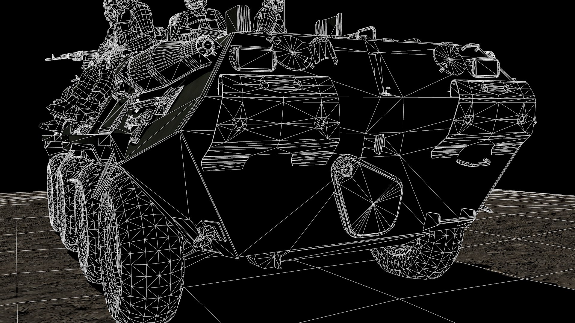 3D Russian BTR Model - TurboSquid 1869824