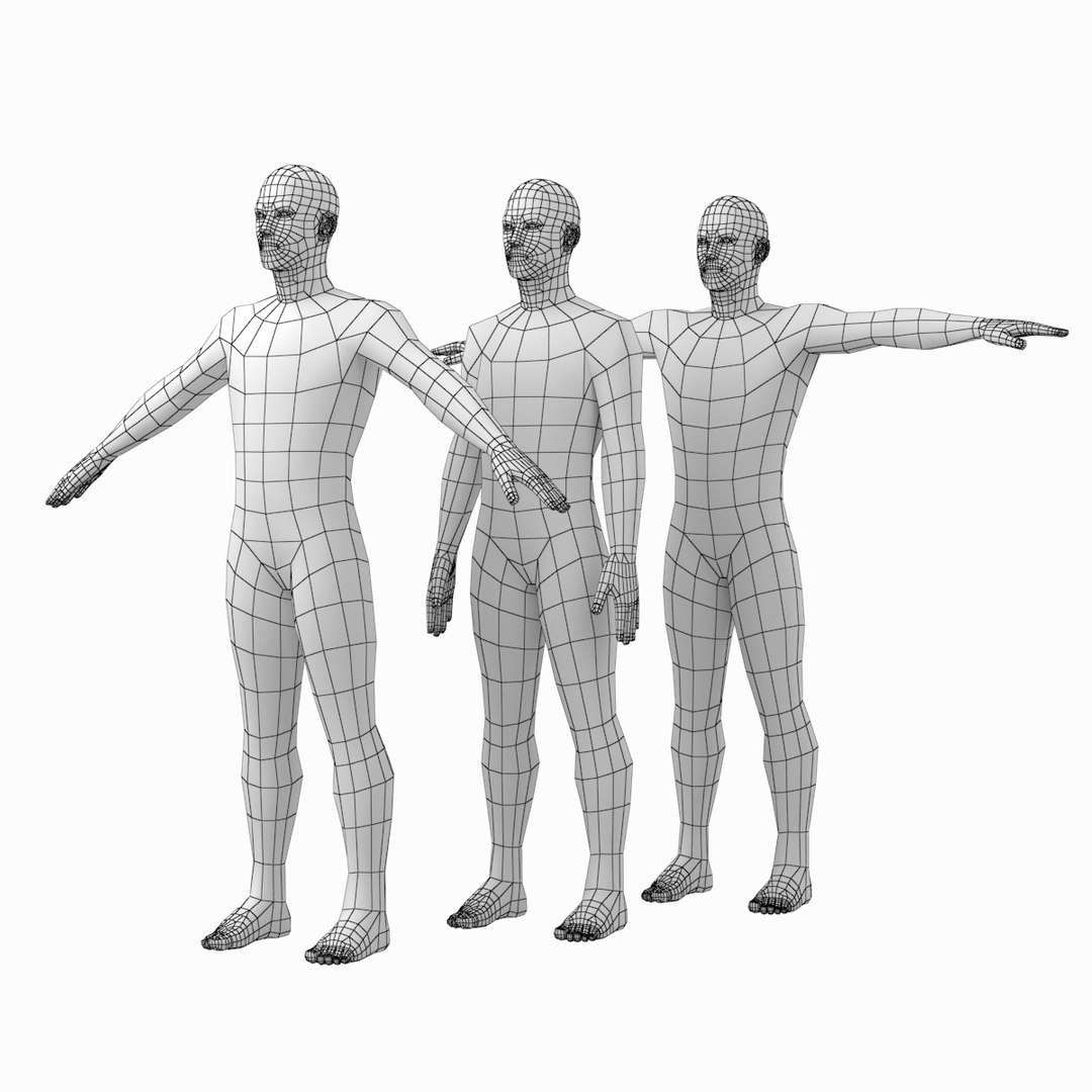 Mesh Male Body 3 3D - TurboSquid 1266257