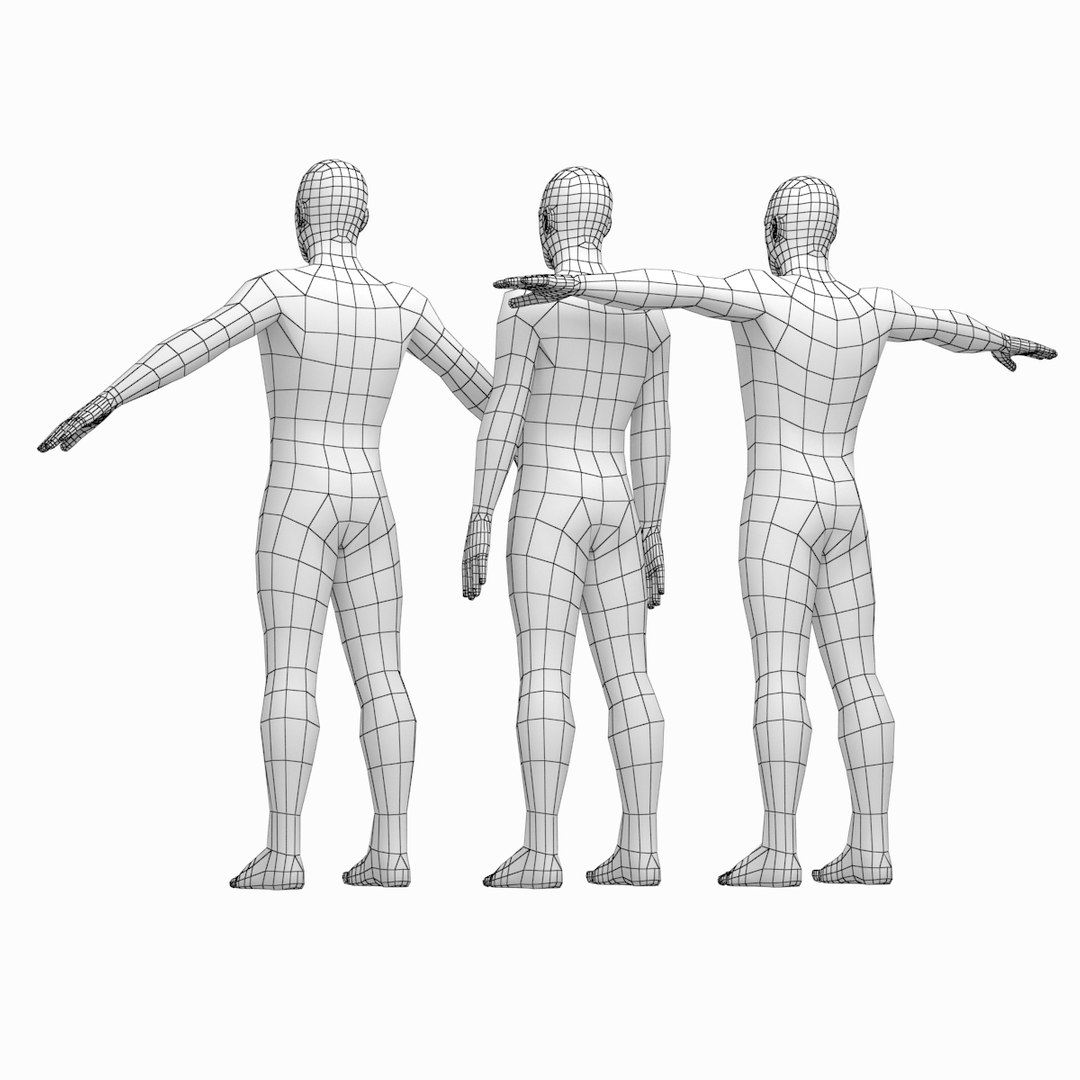 Mesh Male Body 3 3D - TurboSquid 1266257