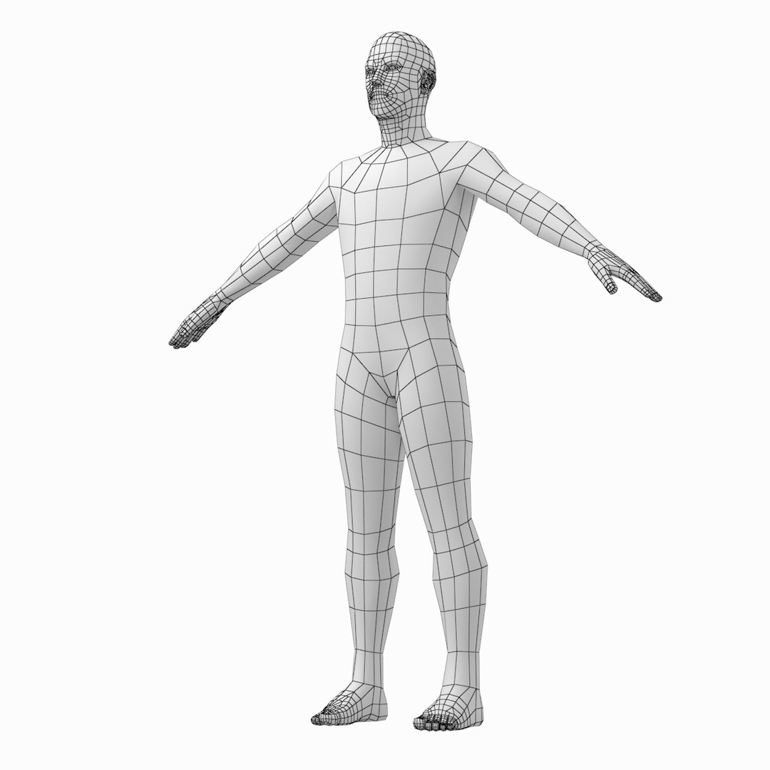 Mesh Male Body 3 3D - TurboSquid 1266257