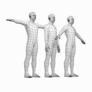 T pose character modeling plan by Puffinweeb on DeviantArt