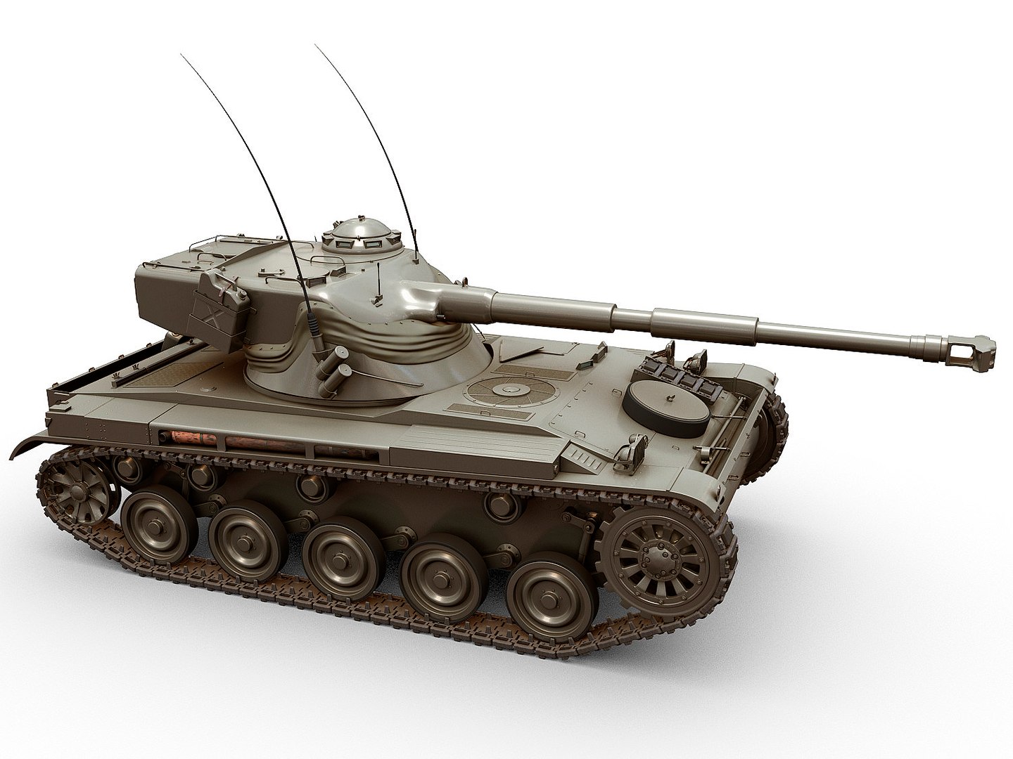 AMX-13 90mm3Dモデル - TurboSquid 1462035