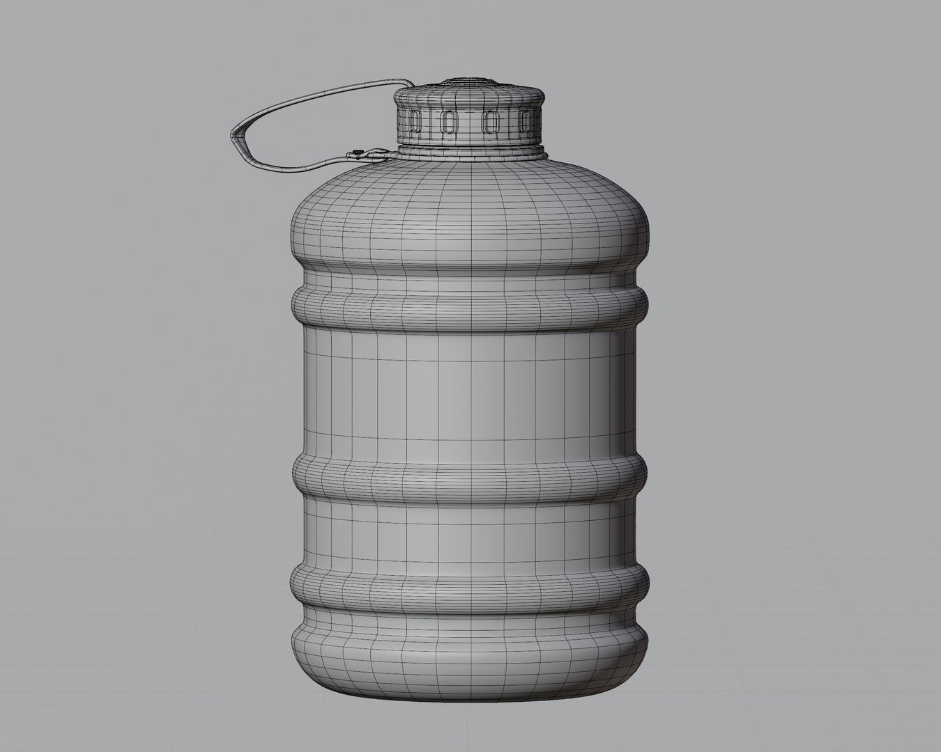 Water Bottle Container 3D Model - TurboSquid 2124283