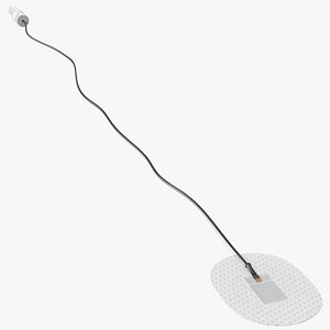 3D Black Stretched Wire with Surface Electrode