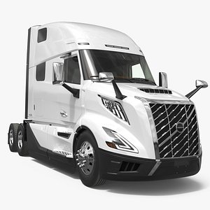 2026 Volvo VNL 860 Truck White Simplified 3D model