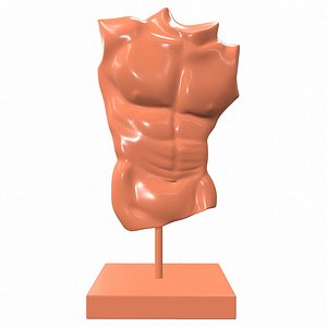 Abstract sculpture M107 3D model
