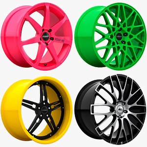 Rims Pack - Asanti Rays Rotiform Vossen