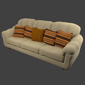3D sculpt sofa pillows -