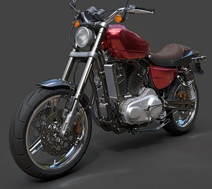 Harley-Davidson XR1200X - Hyper-Detailed 3D Model model