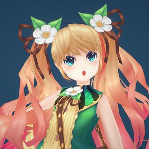 3d x anime girl
