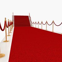 Stanchions, Velvet Rope and Red Carpet
