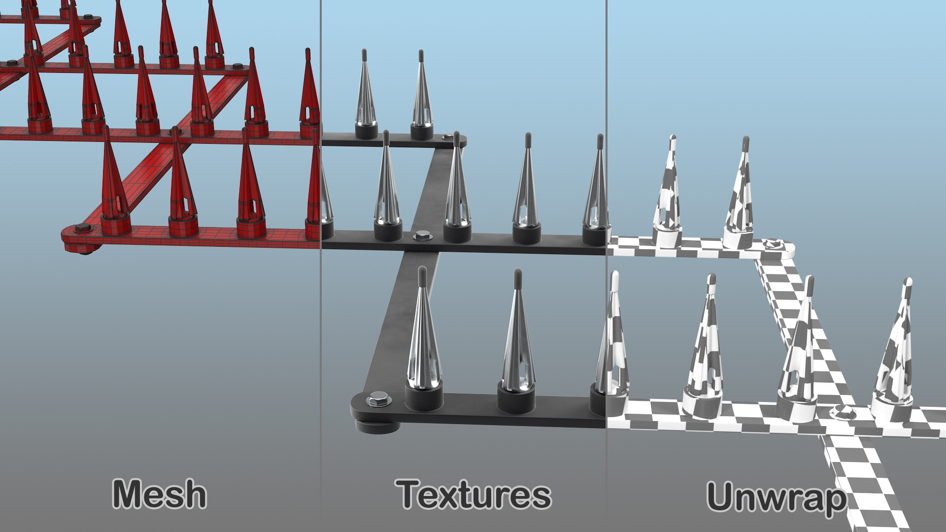 spike strip 3D model https://p.turbosquid.com/ts-thumb/OC/W3i8sX/cqIMnGHu/spikestripmb3dmodel004/jpg/1565231180/1920x1080/fit_q87/b00952c9574205ec28b9445f17ed20a14a5b1c1e/spikestripmb3dmodel004.jpg