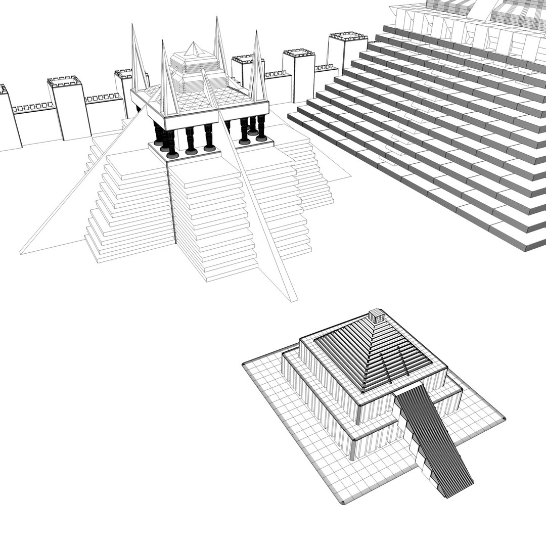 Temple City 3d Model