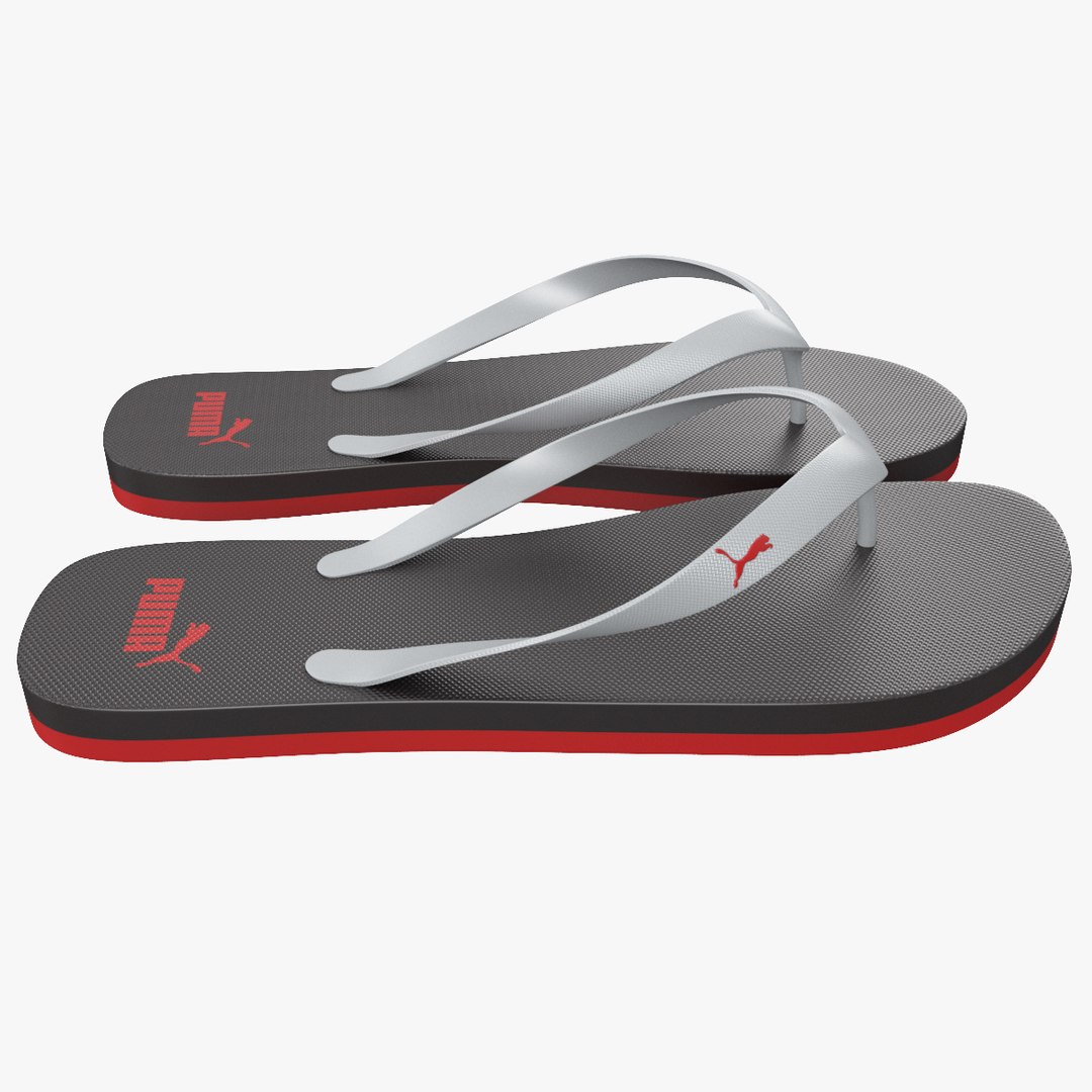 3d puma flip-flops