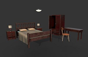 bedroom furniture 3D