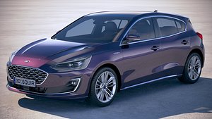 focus hatchback vignale 3D model