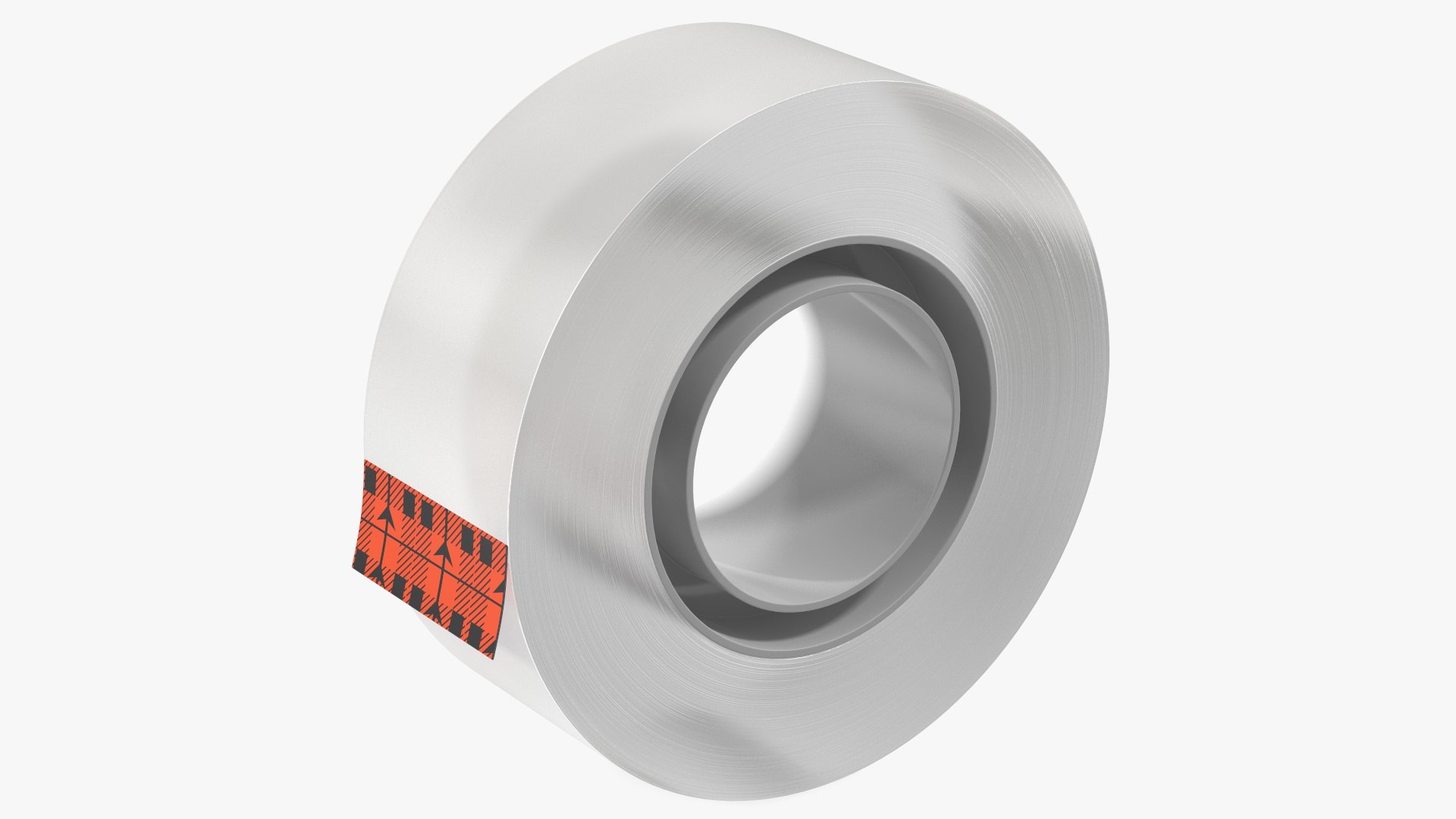 Office Duct Tape Transparent 3D model preview