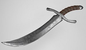 3D pack weapons dagger longsword model