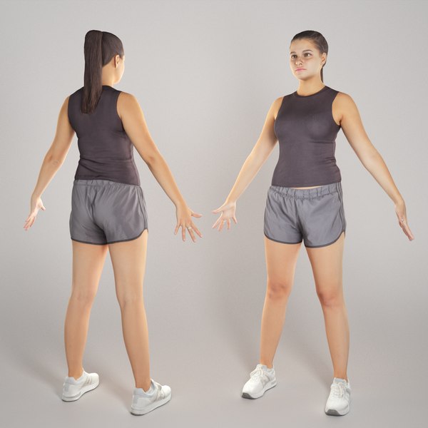 pretty young woman in a-pose 279