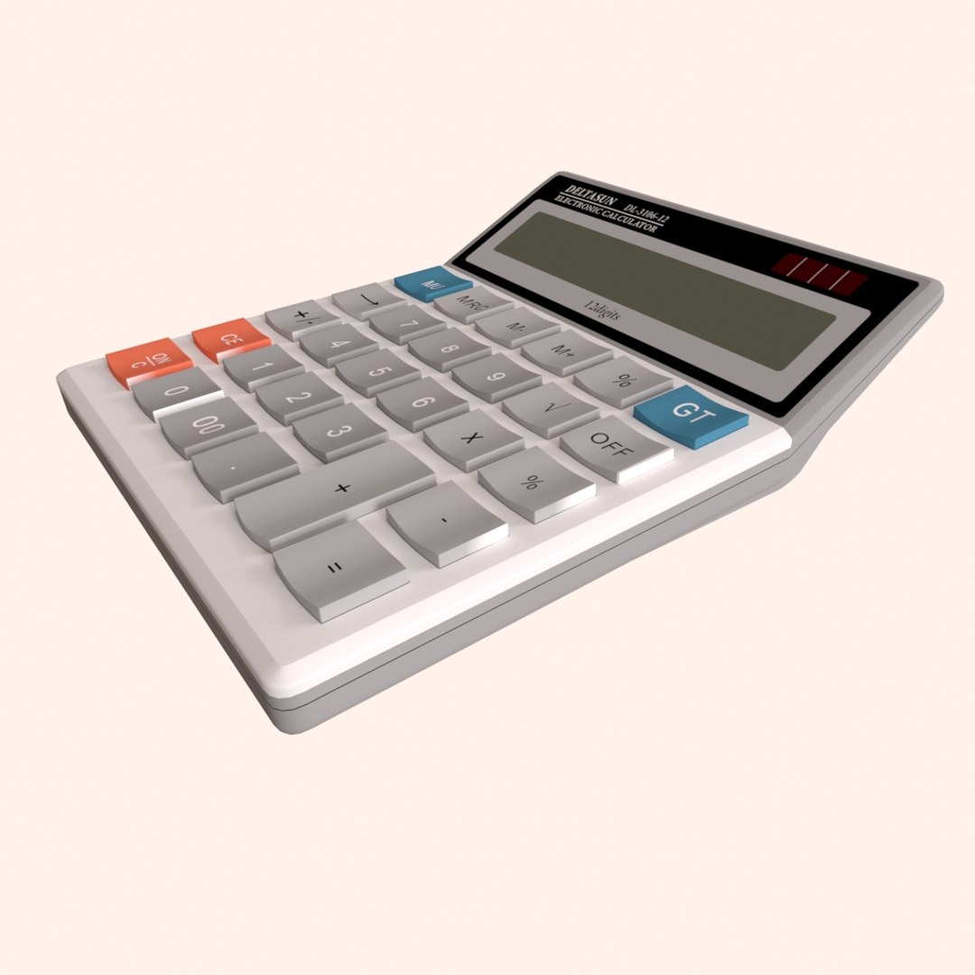 3D Calculator Office Model - TurboSquid 1469909