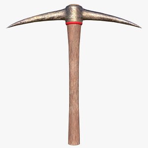 pickaxe old 3D model