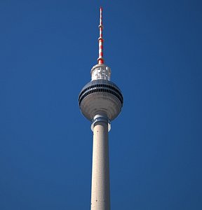 3d tv tower berlin model