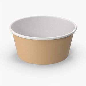 Paper Food Cup 3D model