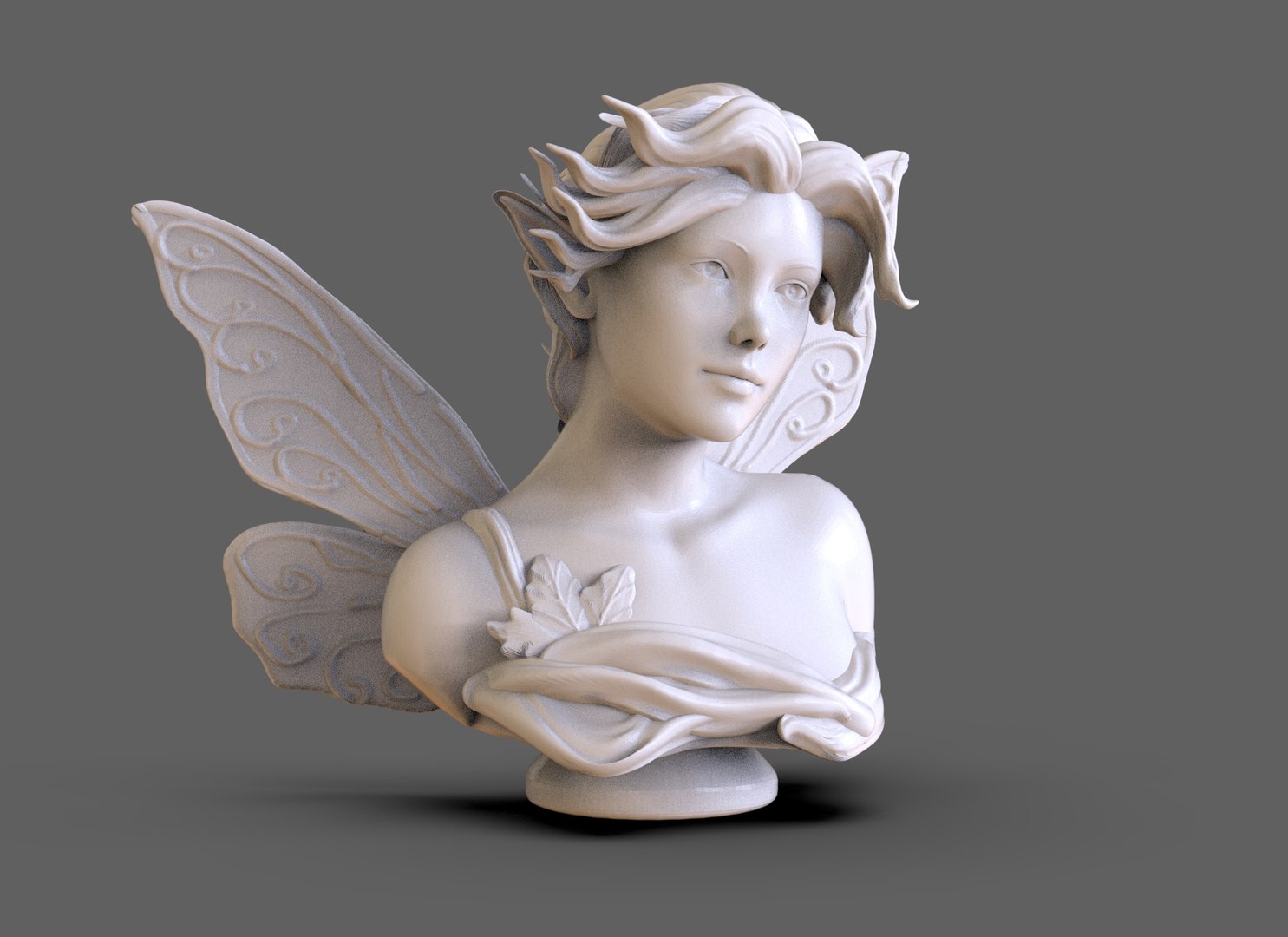 Fairy Bust 3D Model - TurboSquid 2204444