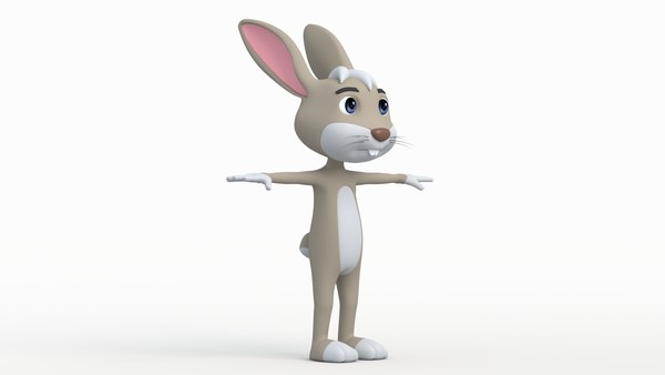 Cartoon Rabbit 3D Models for Download | TurboSquid