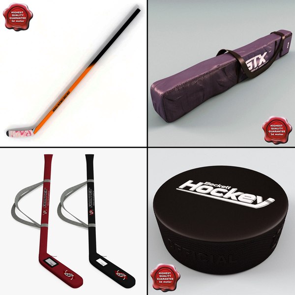 3d hockey stick v4 model