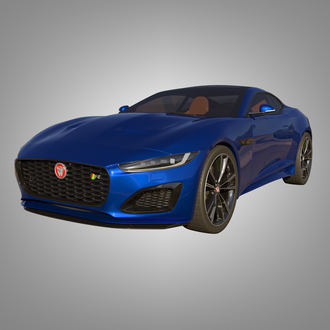 3D F-type R Coupe 2021 Model - TurboSquid 1490846