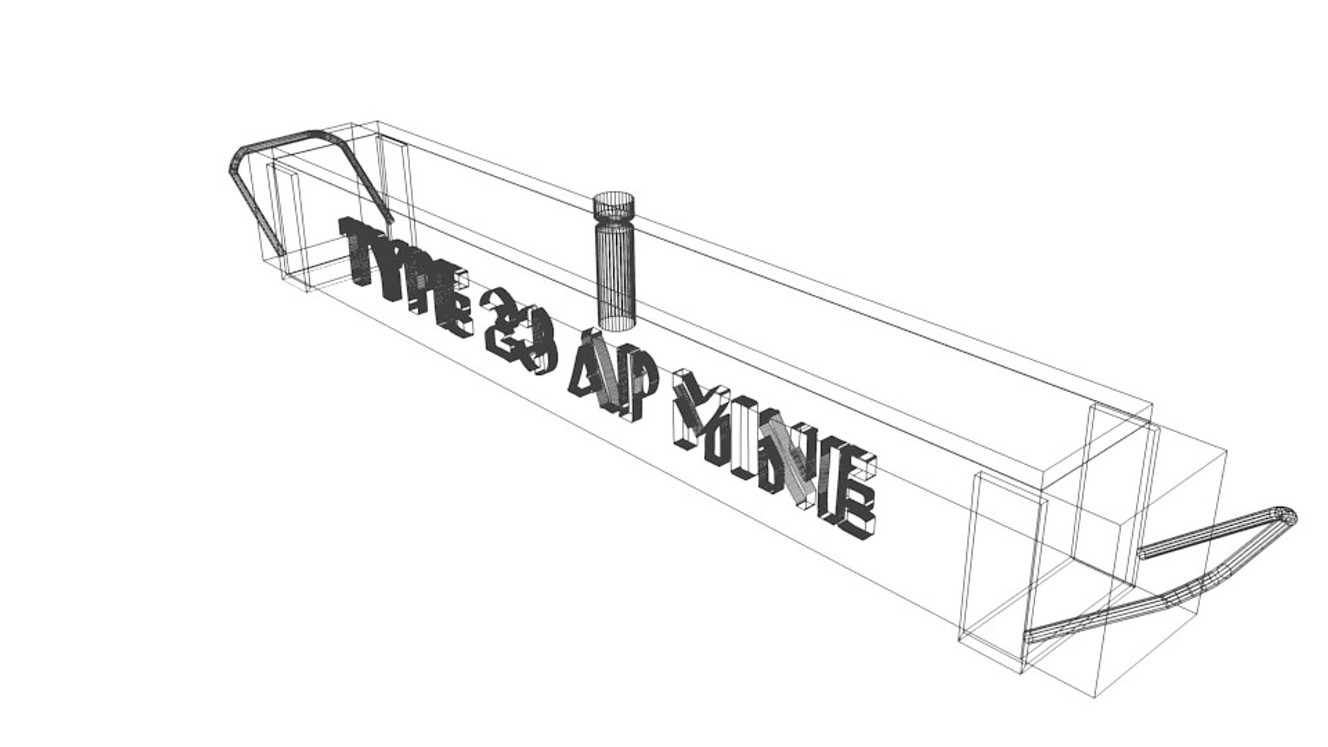 3d model landmine width