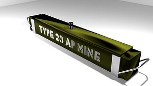 3d model landmine width