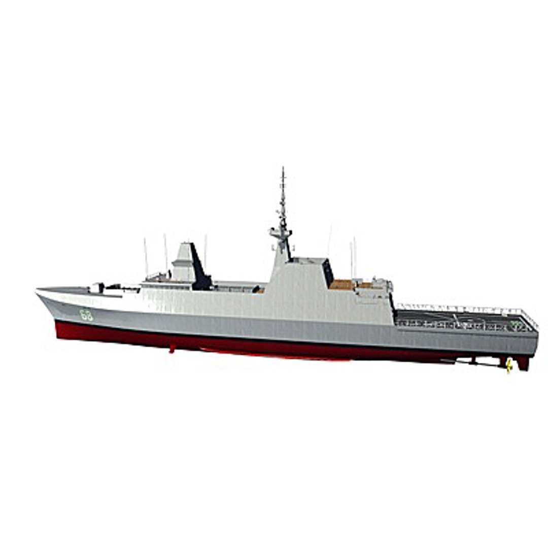 Formidable Class Frigates Singapore 3d Model