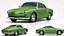 Volks Wagen Karmann Ghia Low Poly 3D Model