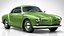Volks Wagen Karmann Ghia Low Poly 3D Model