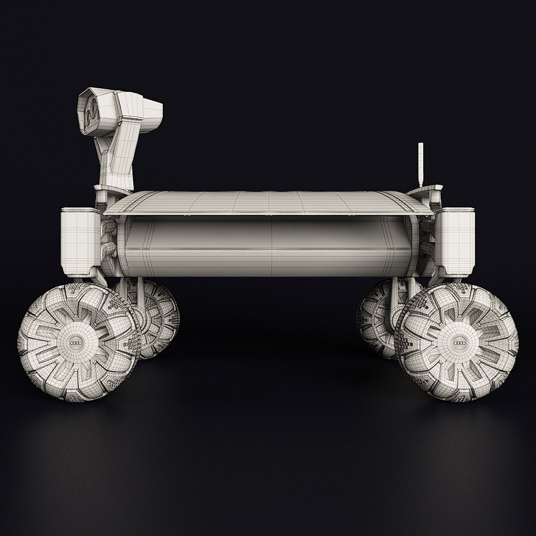 Rover moon quattro 3D model - TurboSquid 1391820