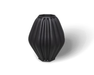 Black Modern Decor Vase 4.
