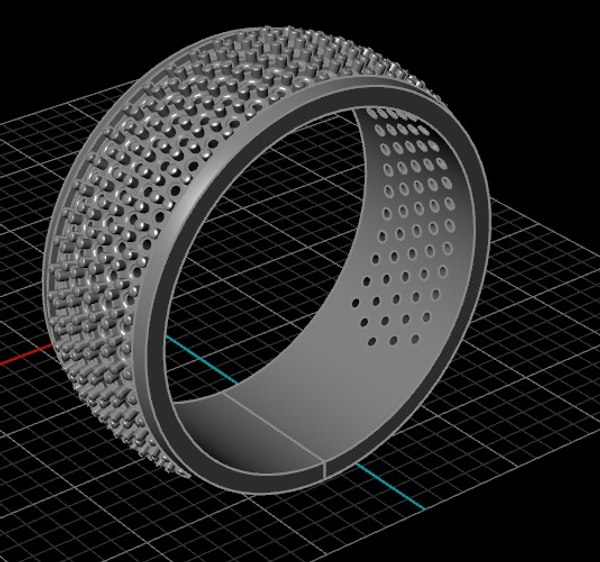 3D ring gems matrix - TurboSquid 1229162